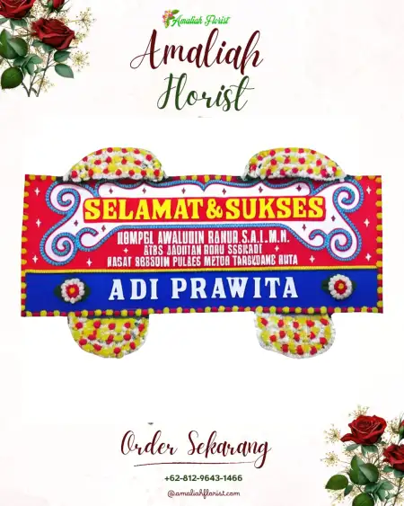 Papan Bunga Ucapan Selamat Totogan